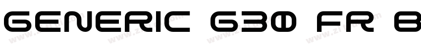 Generic G30 FR Bulky字体转换